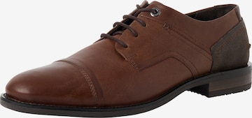 Chaussure à lacets MARCO TOZZI en marron : devant