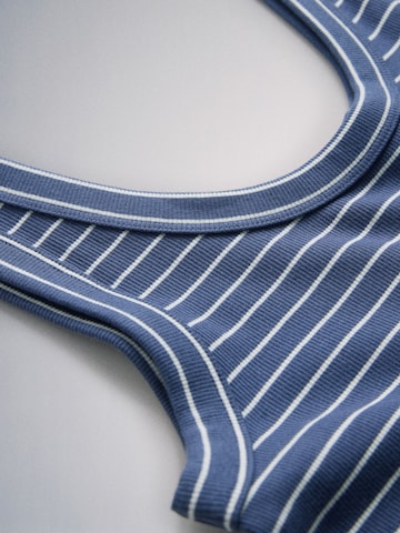The Set Top in Blau