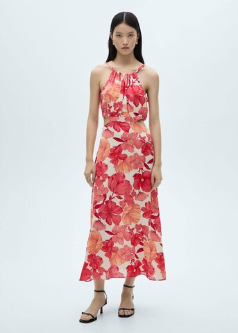 MANGO Kleid 'Camelia' in Beige: Vorderseite
