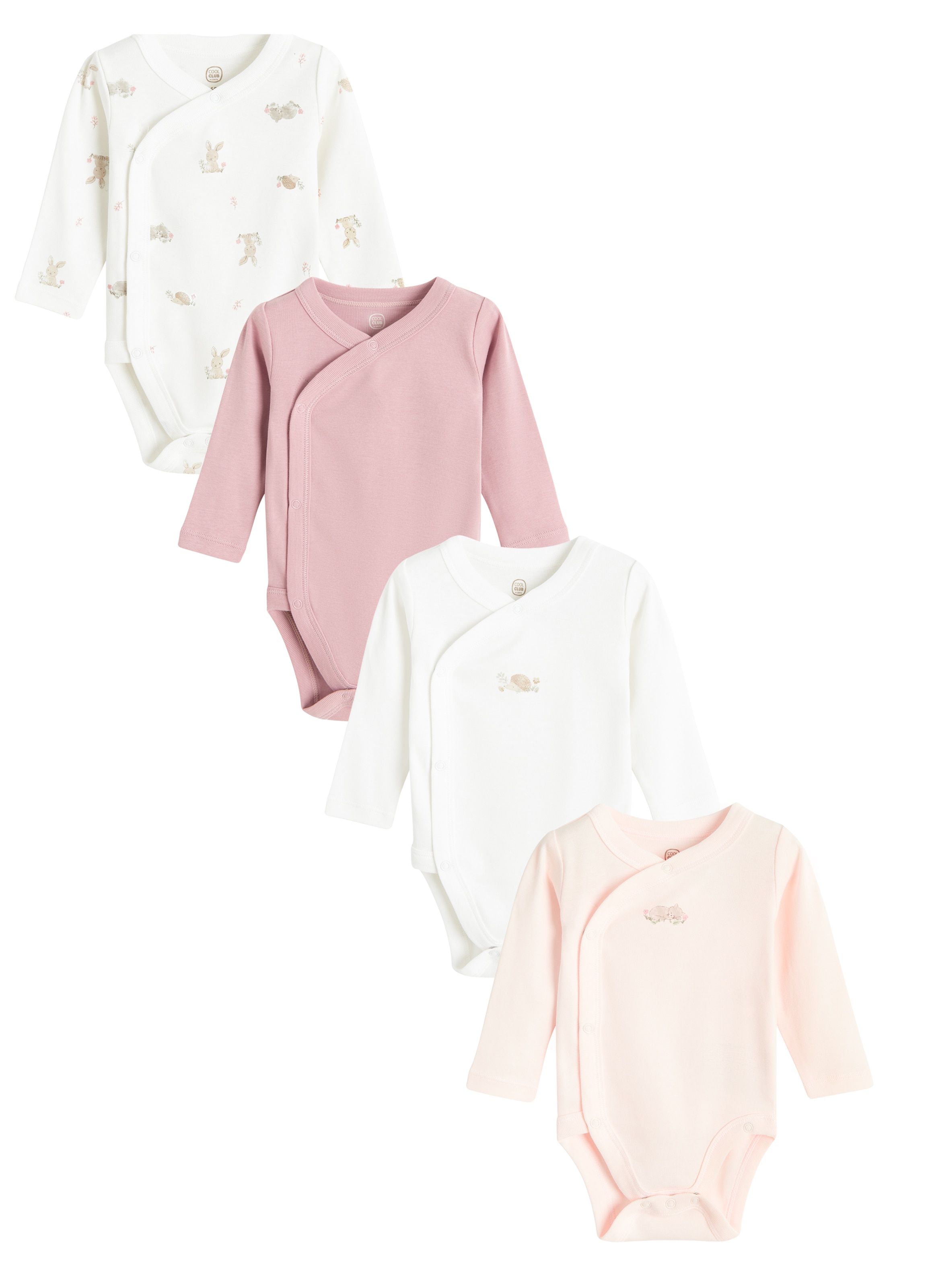 Tutina / body per bambino di Cool Club in rosa: frontale