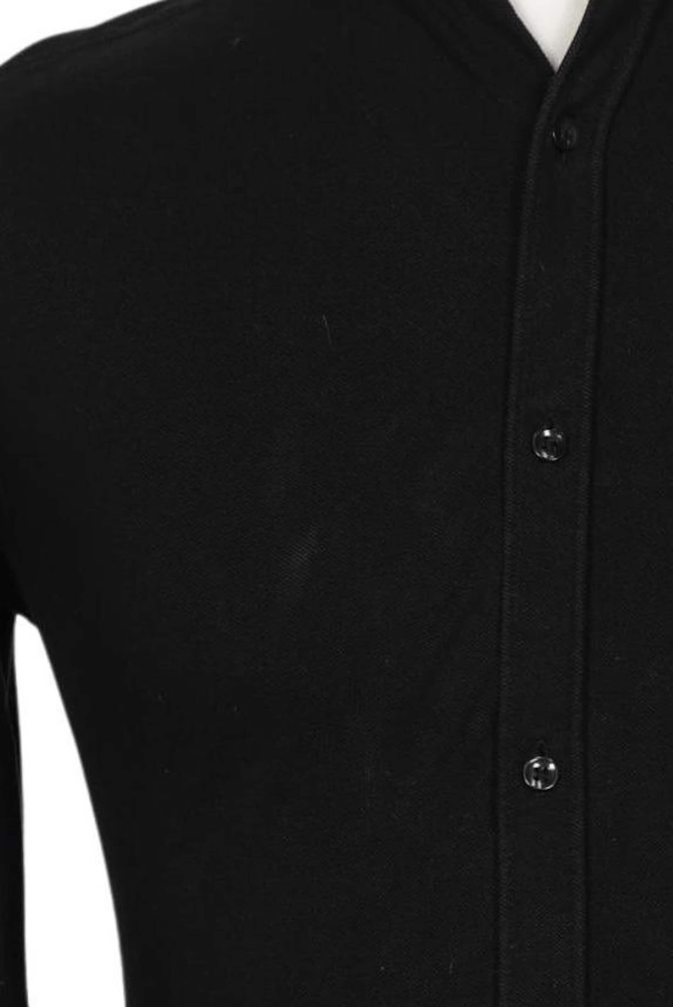 ZARA Button Up Shirt in M in Black