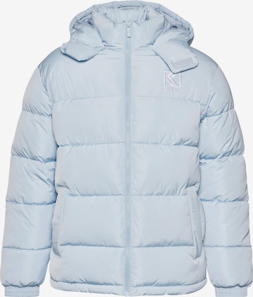 Veste d’hiver Karl Kani en bleu : devant