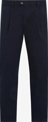 TOMMY HILFIGER Loose fit Pleat-Front Pants in Blue: front