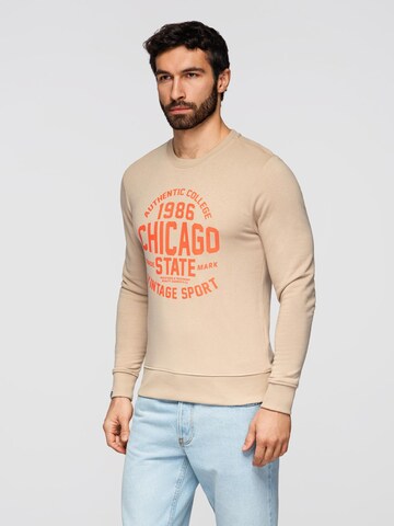Ombre Sweatshirt in Beige