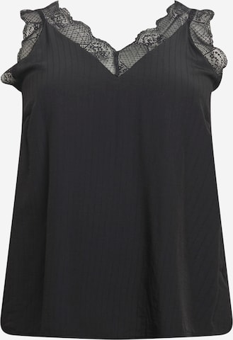 KAFFE CURVE Blouse 'Jakobine' in Black: front