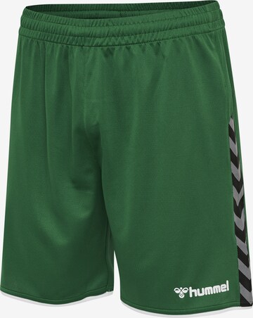 Regular Pantalon de sport Hummel en vert