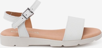 Pisamonas Sandale in Weiß: Vorderseite