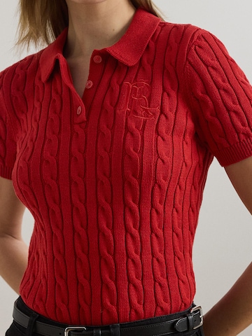 Lauren Ralph Lauren Pulover 'NATRISSA' | rdeča barva
