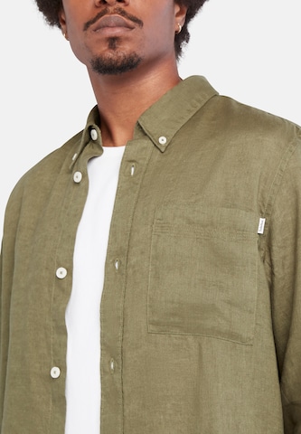 TIMBERLAND Regular fit Button Up Shirt in Green