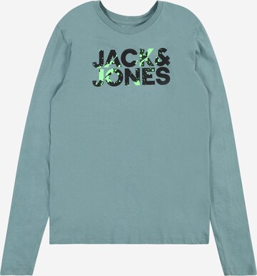 Jack & Jones Junior Μπλουζάκι 'COMMERCIAL' σε γκρι: μπροστά