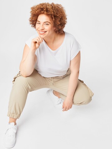 Urban Classics Tapered Cargobyxa i beige