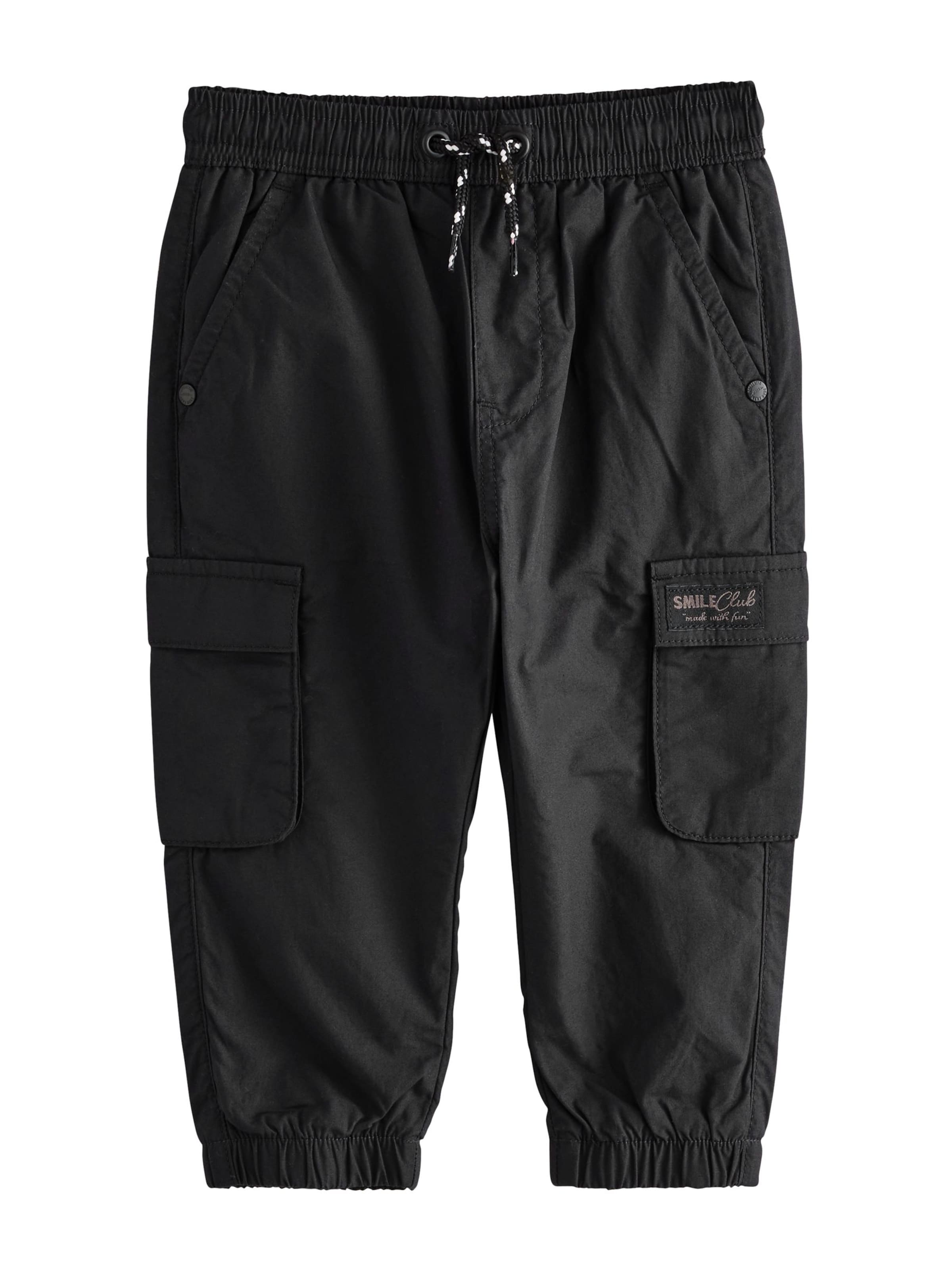Next - Loosefit Pantalón en negro: frente
