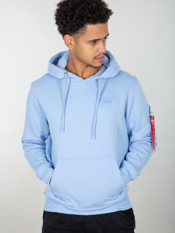 Felpa di ALPHA INDUSTRIES in blu