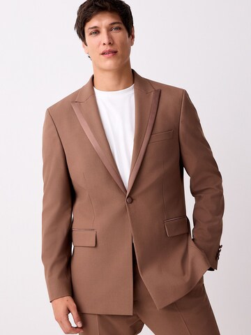 Next Regular fit Business blazer in Brown: front