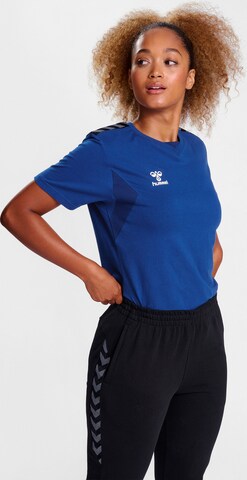 Hummel T-Shirt 'Authentic CO' in Blau