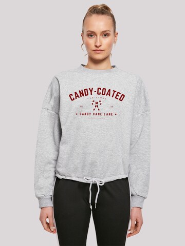 F4NT4STIC Sweatshirt 'Weihnachten' in Grey: front