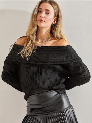 Bianco Lucci Pulover 'Pullover' | črna barva