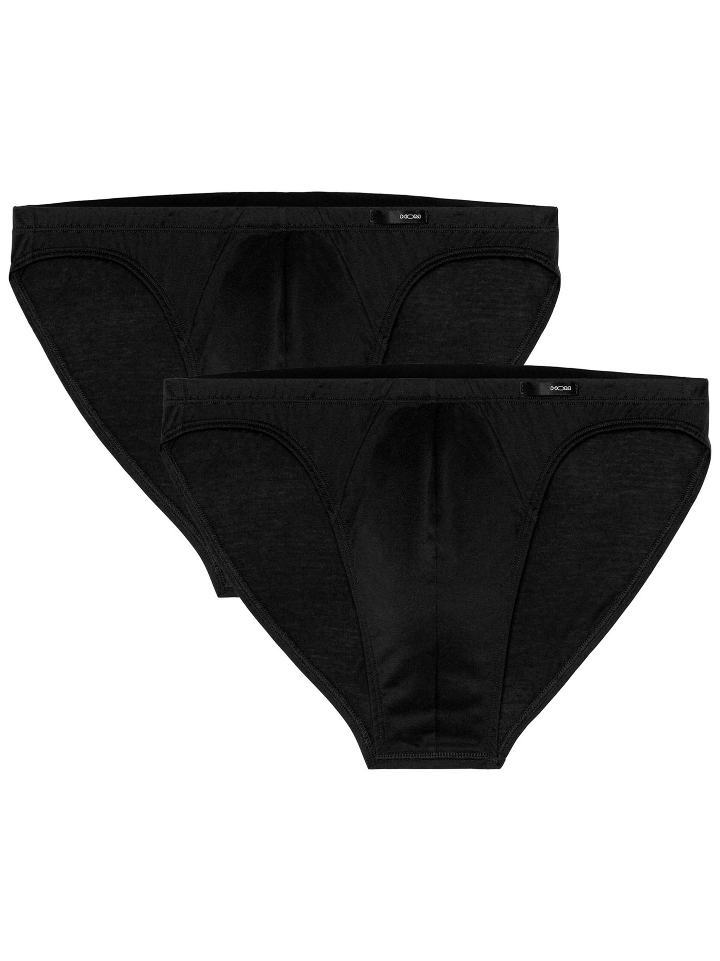 HOM Slip ' Micro Briefs ' in Black: front