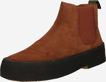 The Original Playboy Chelsea boots in Bruin: voorkant