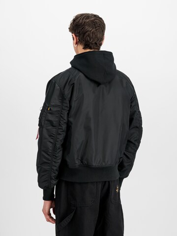 ALPHA INDUSTRIES Übergangsjacke 'MA-1 D-Tec'‌‌‌‌ in Schwarz