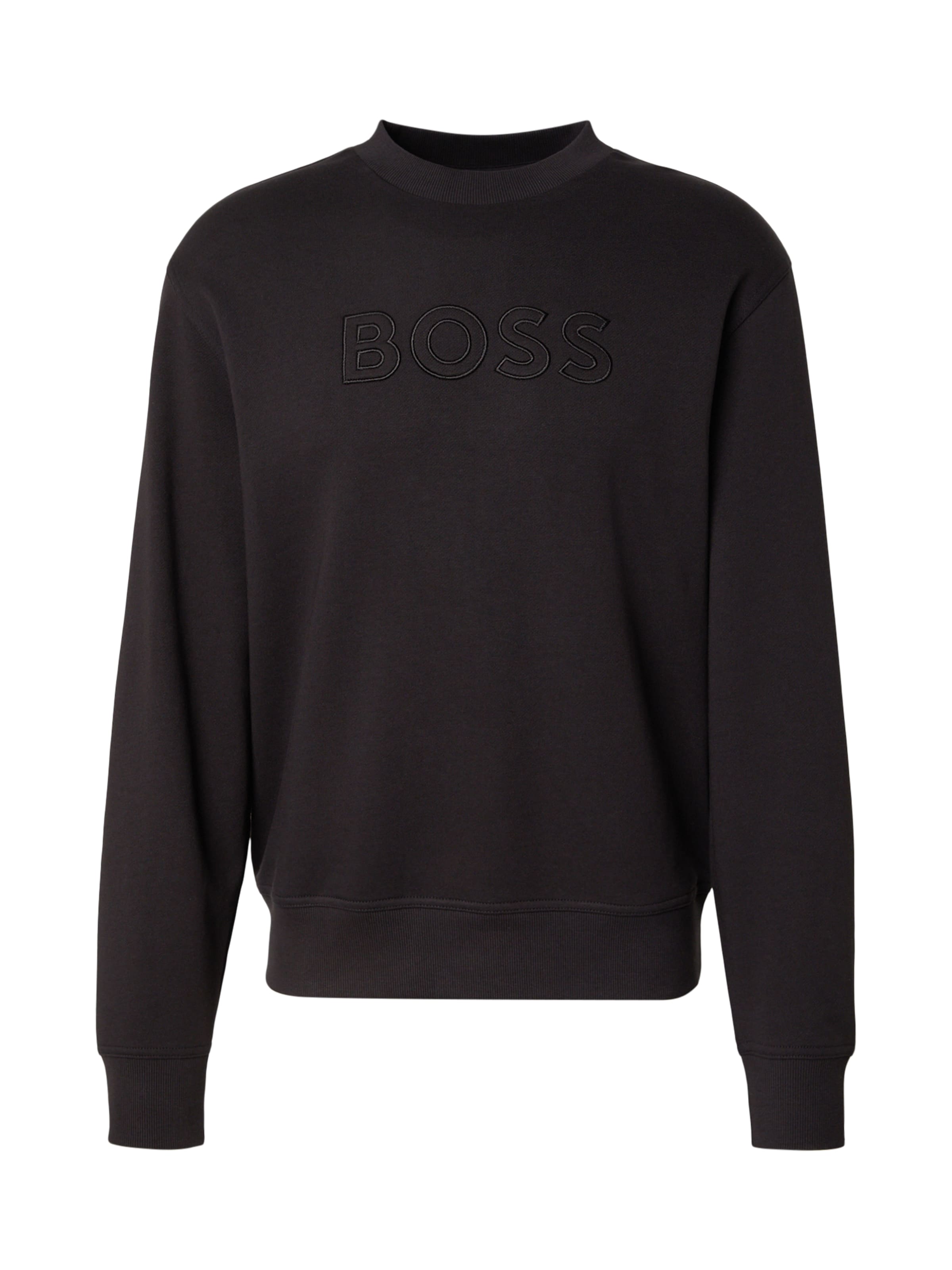 Sweat-shirt 'We' BOSS en noir : devant