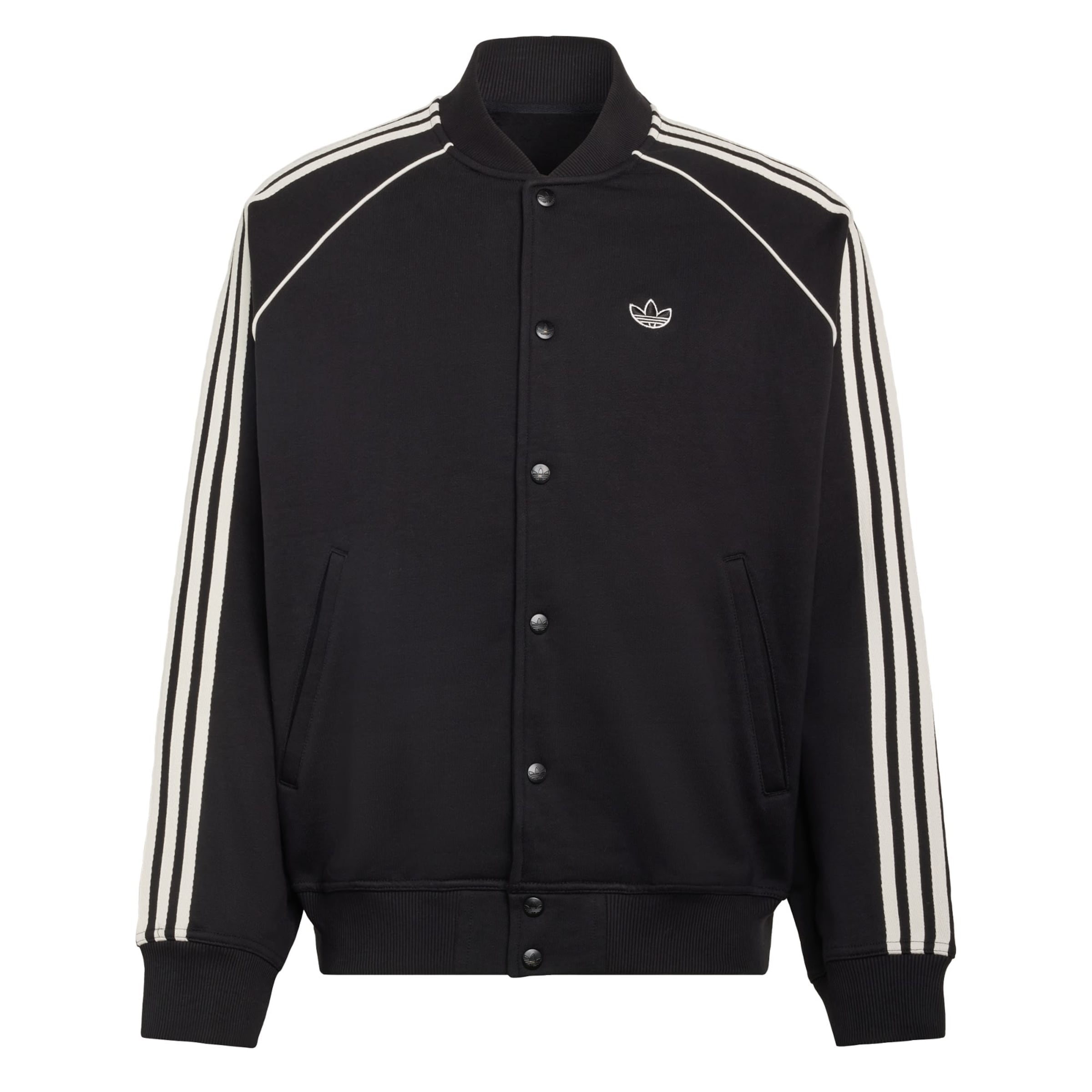 ADIDAS ORIGINALSGornji dio trenirke 'AdiSignature' - crna boja: prednji dio