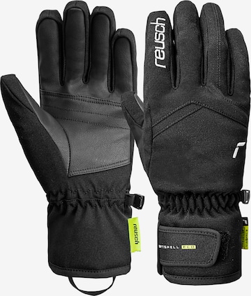 REUSCH Athletic Gloves 'Eden R-TEX® ECO' in Black: front