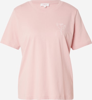 s.Oliver - Camisa em rosa: frente