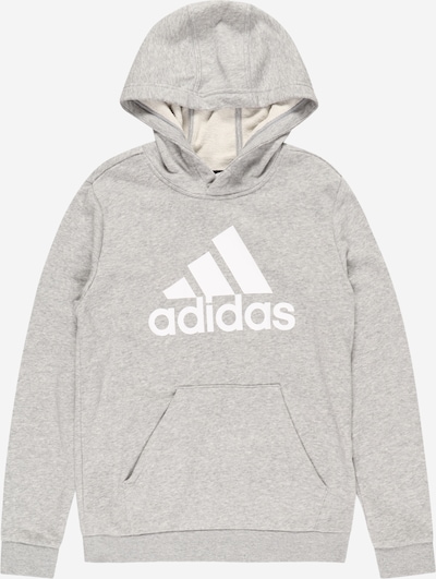 ADIDAS SPORTSWEAR Sportief sweatshirt 'Big Logo Essentials ' in de kleur Grijs gemêleerd / Wit, Productweergave