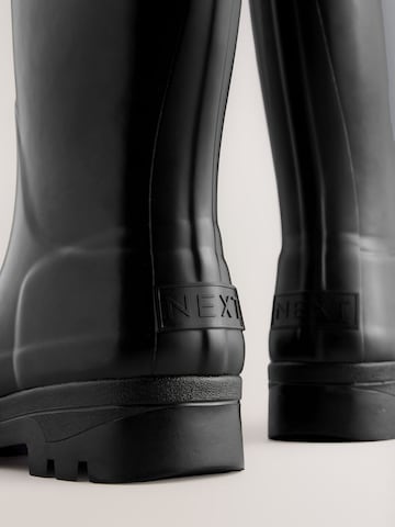 Next Gumijasti škornji | črna barva