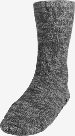 Chaussettes Circle Five en gris : devant