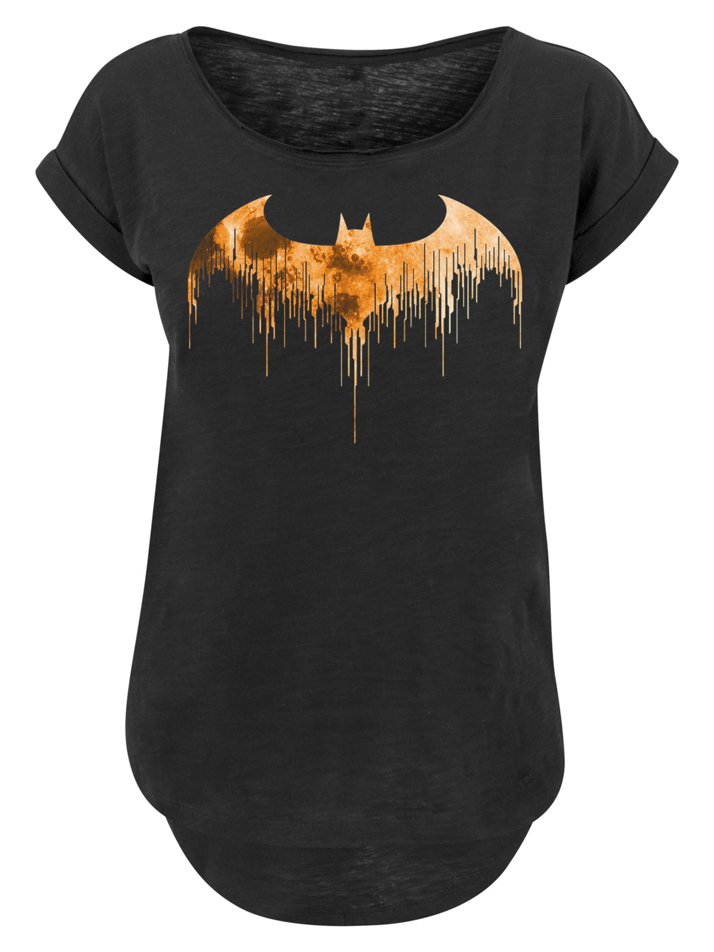 T-shirt 'DC Comics Batman Arkham Knight Halloween Moon' F4NT4STIC en noir : devant