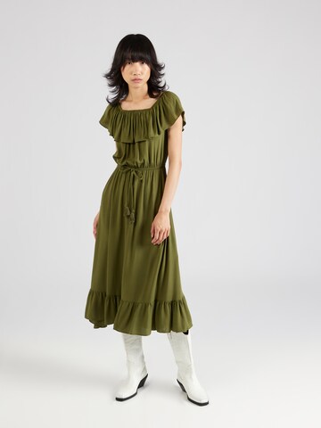 Robe Koton en vert : devant