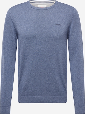 s.Oliver Pullover in Blau: Vorderseite