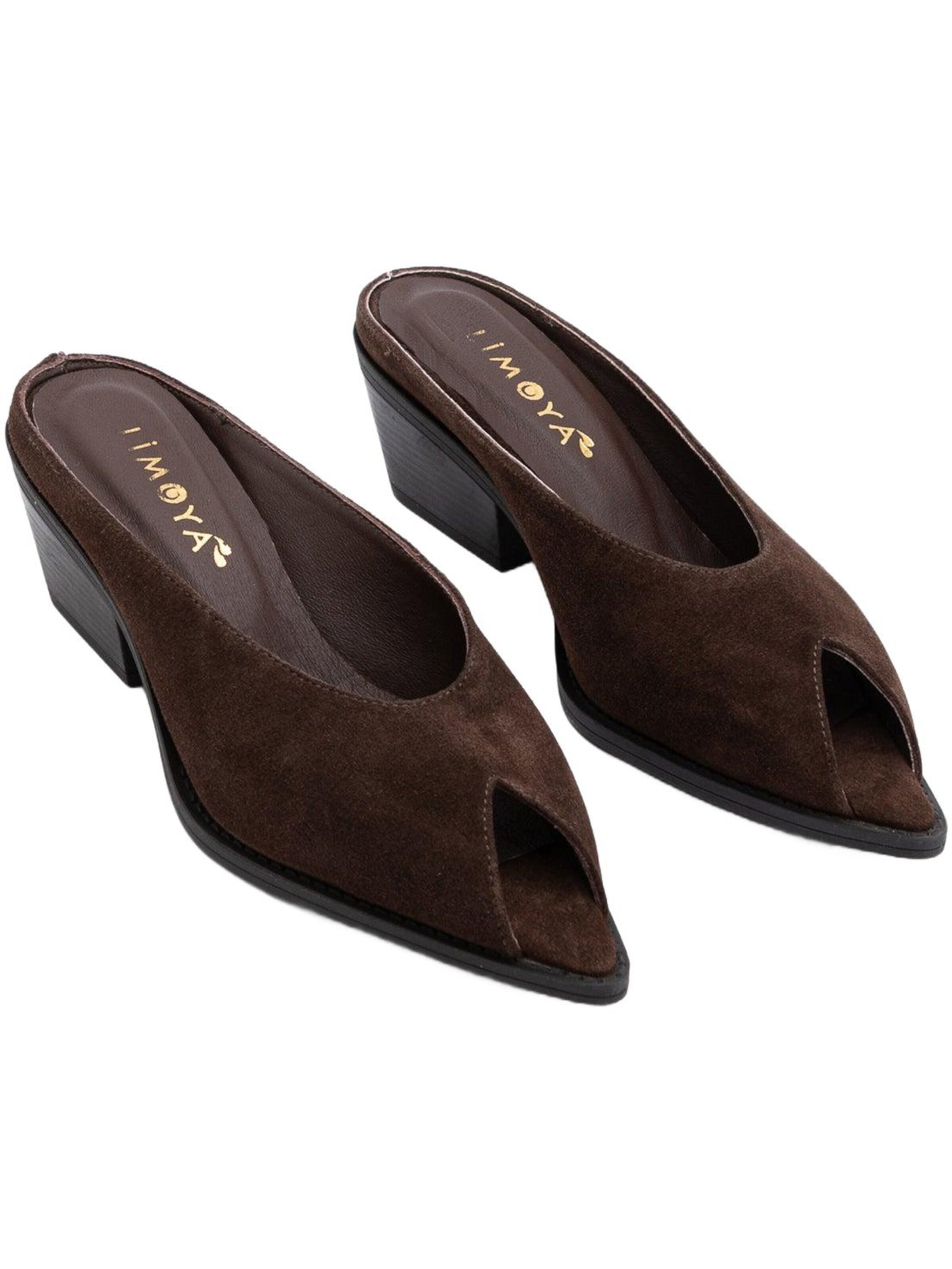 Mule 'Rinesa' Limoya en marron