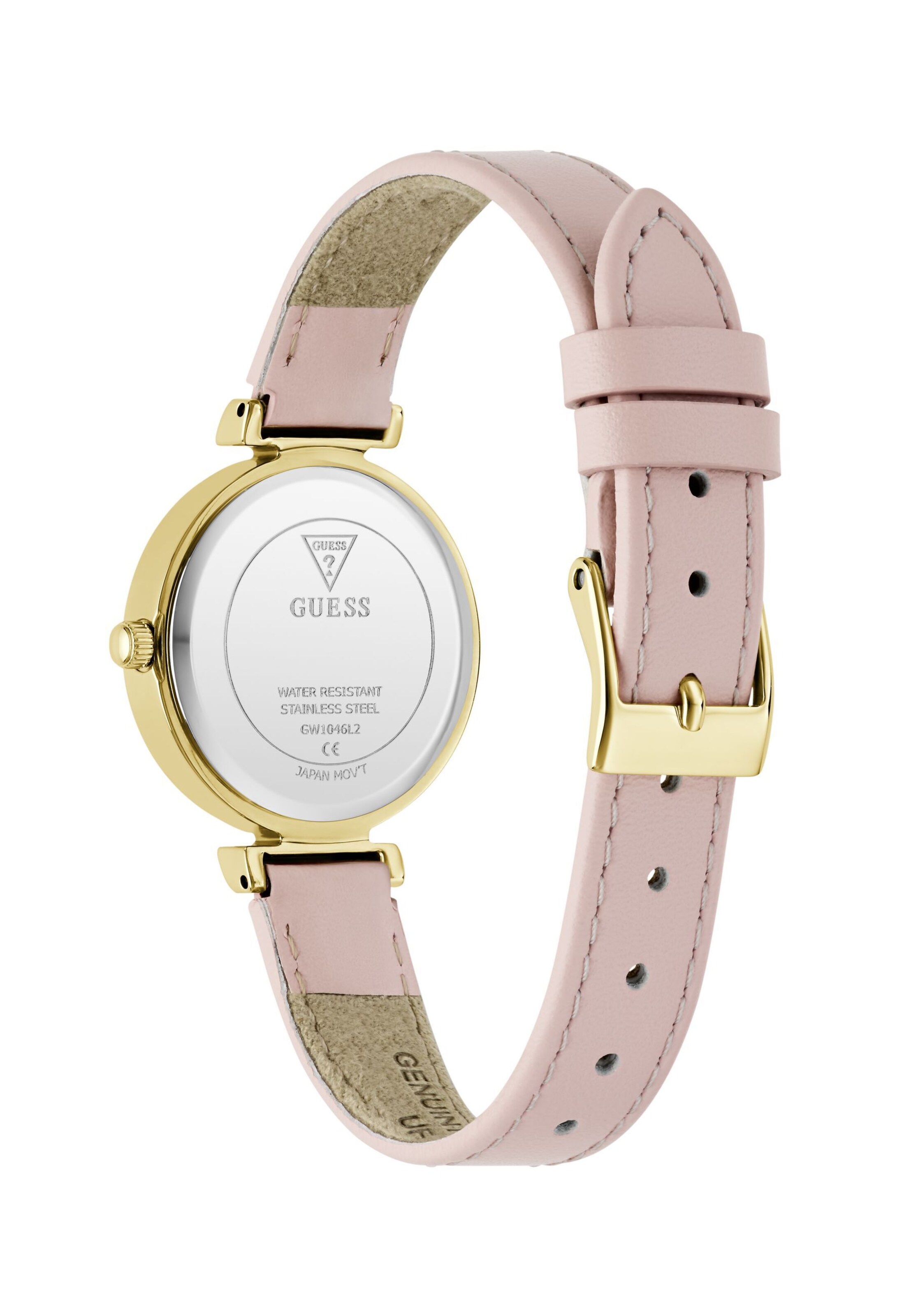GUESS Analoguhr 'ARRAY' in Pink