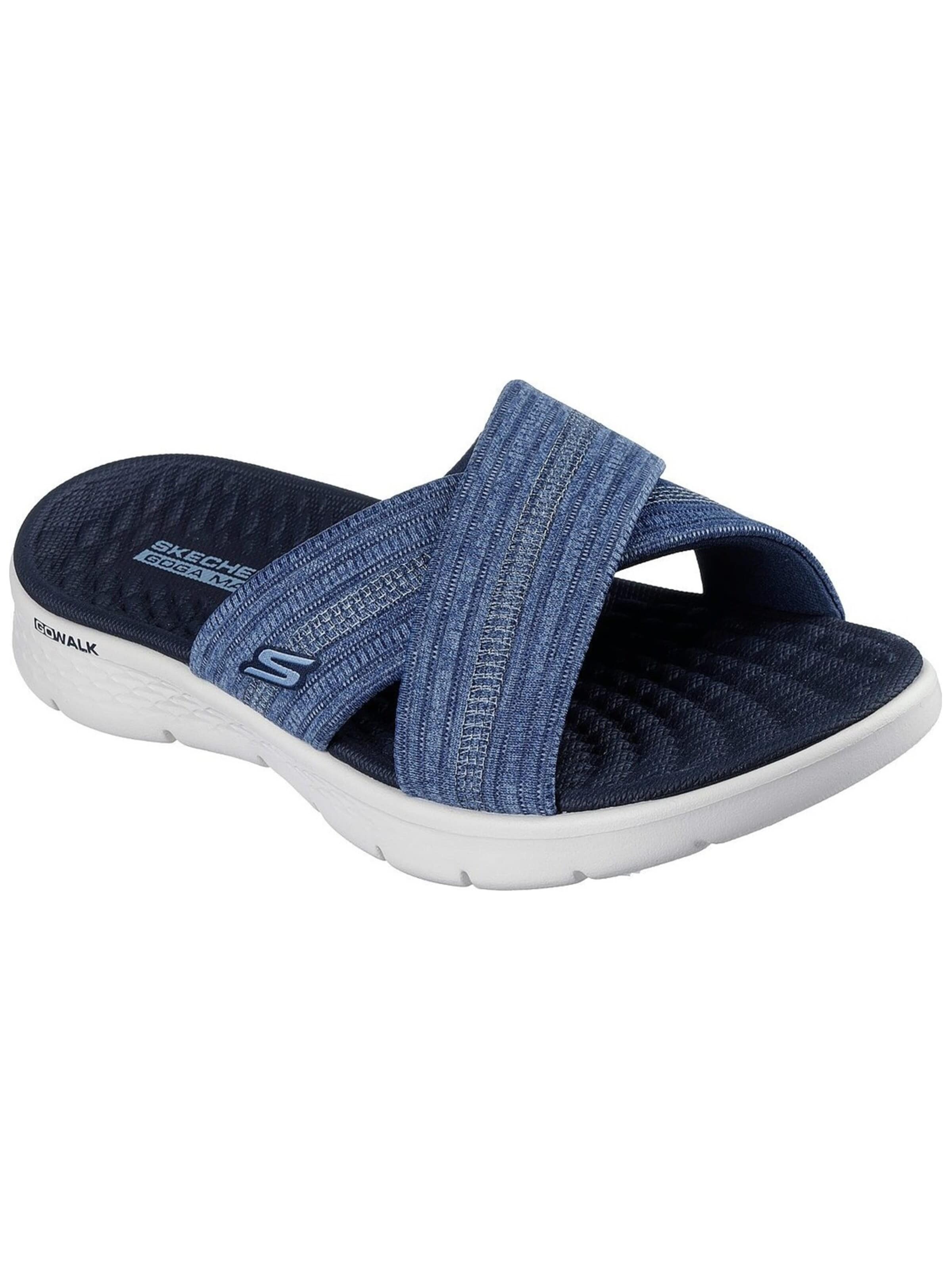 Ciabatta 'Skechers Go Walk Flex - Impress' di SKECHERS in blu: frontale