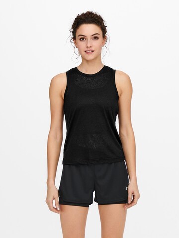 ONLY PLAY Sports top 'Abo' in Black: front