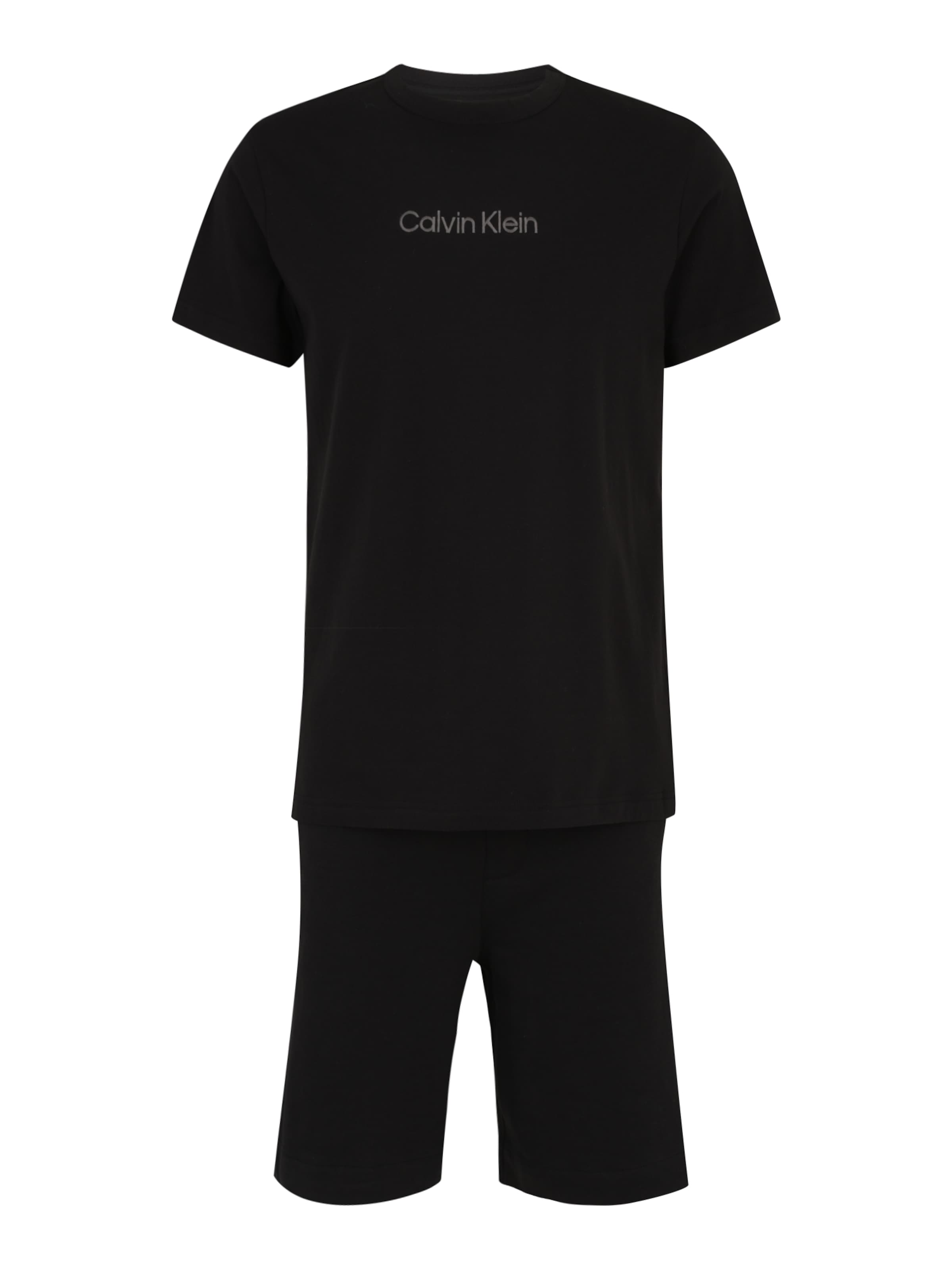 Calvin Klein Underwear Pyžamo krátké – černá: přední strana