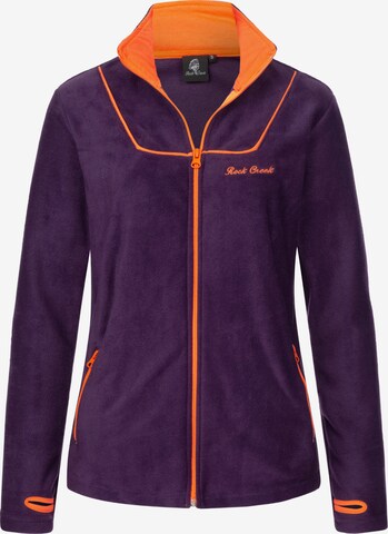 Rock Creek Fleece Jacket in Purple: front