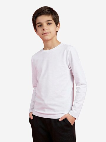 Tommy Life Shirt 'TOMMY T-Shirt Aus Baumwolle Und Elastan'‌‌‌‌‌‌‌‌‌‌ in Weiß