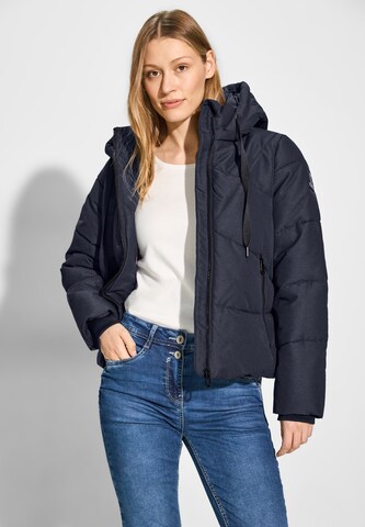 CECIL Steppjacke in Blau: Vorderseite