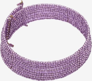 Pull&Bear Necklace in Purple: front