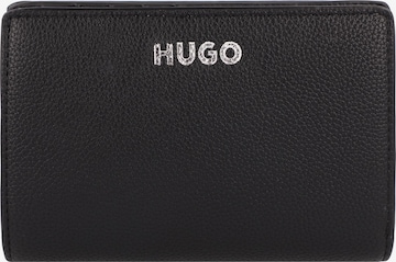 HUGO Wallet 'Bel' in Black: front