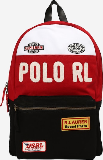 POLO RALPH LAUREN Rugzak in de kleur Geel / Rood / Zwart / Wit, Productweergave