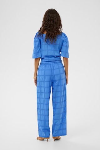 Wide Leg Pantalon 'SLCarmelita' SOAKED IN LUXURY en bleu