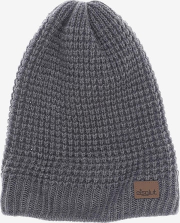Eisglut Hat & Cap in One size in Grey: front