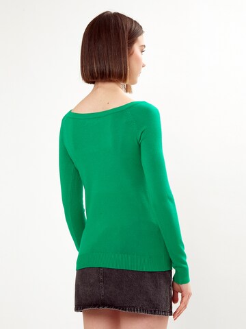 Pull-over Influencer en vert