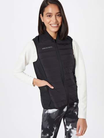 Röhnisch Sportbodywarmer 'Force' in Zwart: voorkant