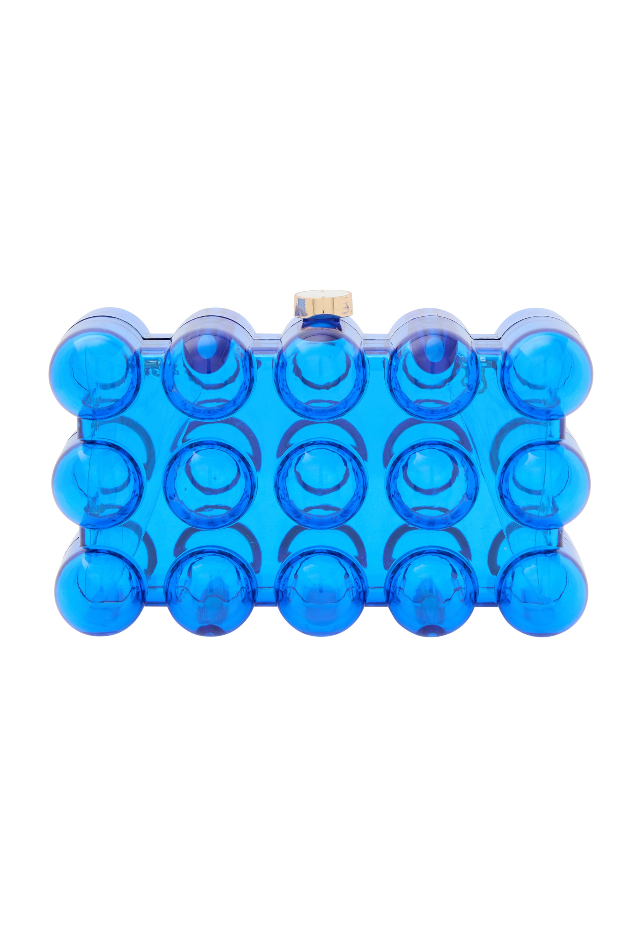 KRZY Клатч в Синий: спереди